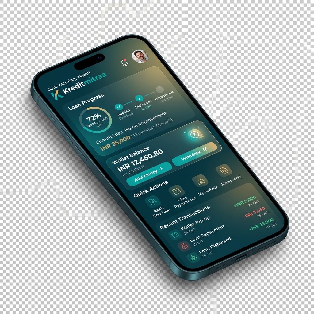 Kreditmitraa mobile app